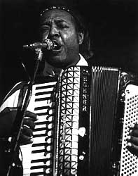 Clifton Chenier in 1979. photo by Torsten Stahlberg