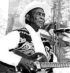 David Honeyboy Edwards. photo by N.Frantz, 1996